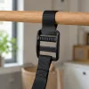 Black plastic buckle, four-position buckle, mesh buckle, arc-shaped ladder buckle, backpack webbing adjustment, four-position buckle, flat ladder buckle, plastic adjustment buckle details Picture